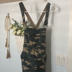 Camo Long Pant Overalls